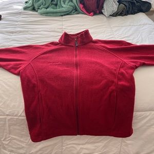 Columbia red jacket size large women’s